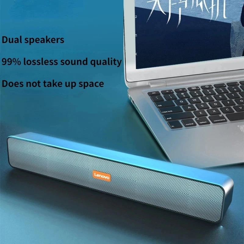 CinemaBass Home Sound Bar – Stereo Surround Speaker for TV & PC