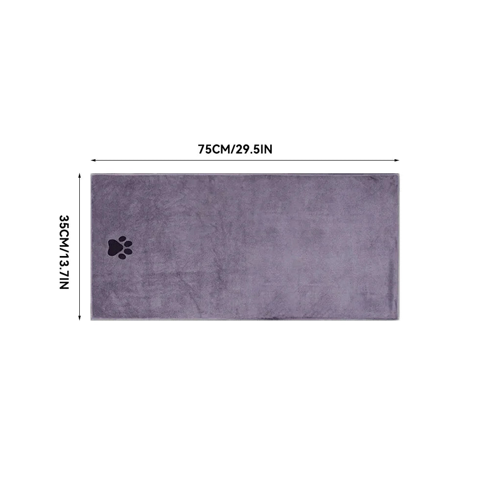 PawLuxe Embroidered Pet Towel