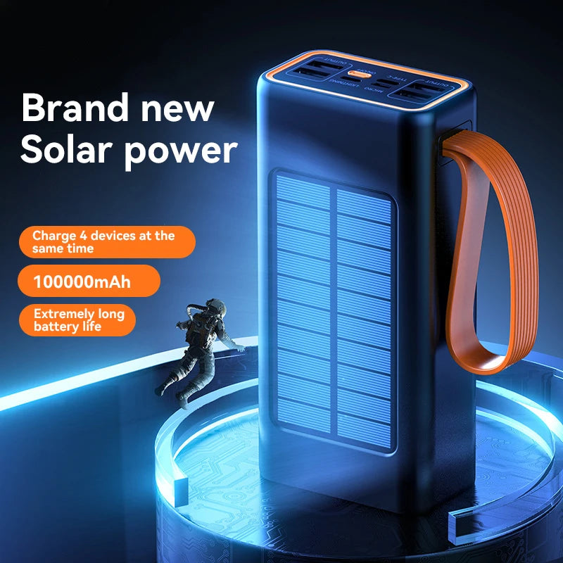 MegaVolt 500000mAh Solar Power Bank
