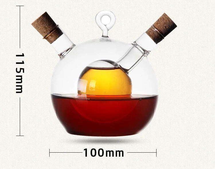 DuoServe Glass Condiment Bottle