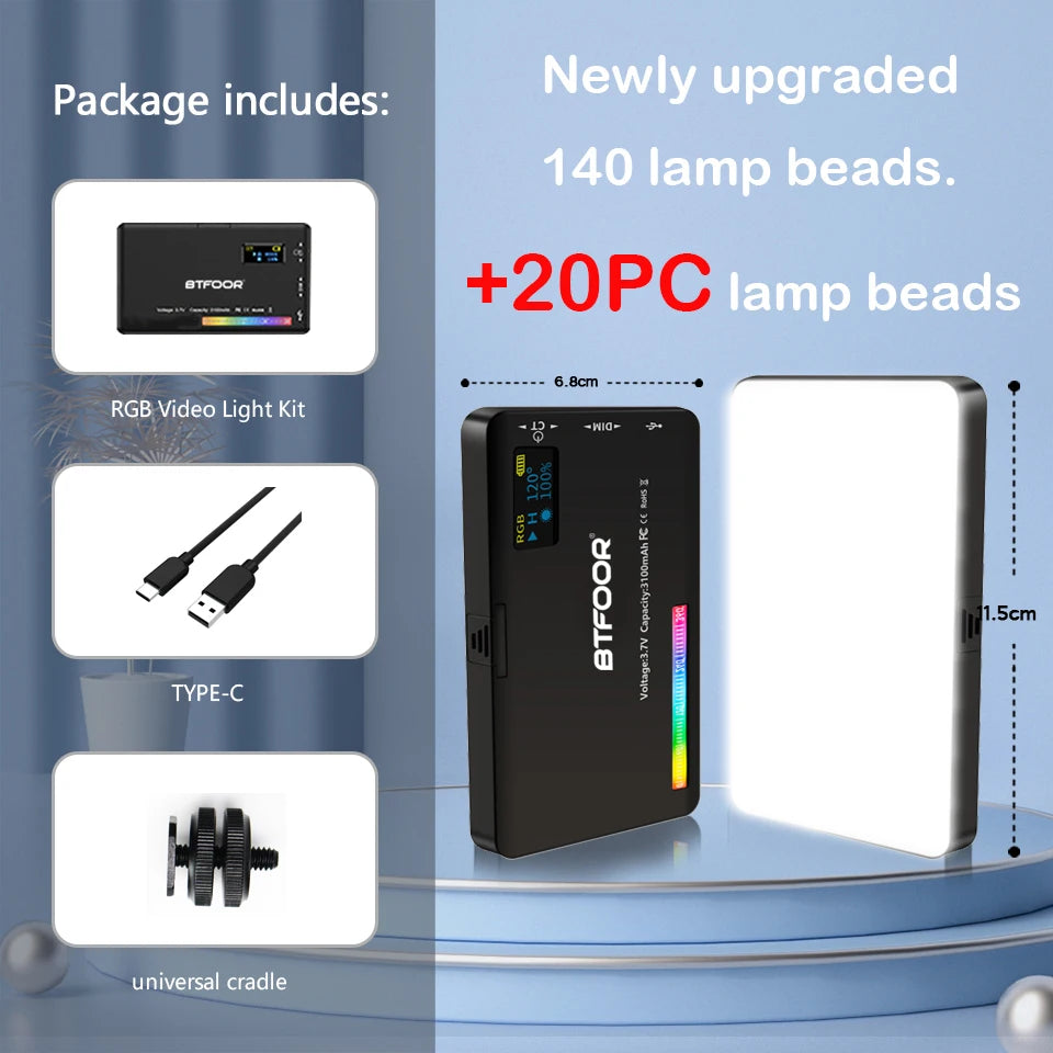 VividGlow Camera LED Panel