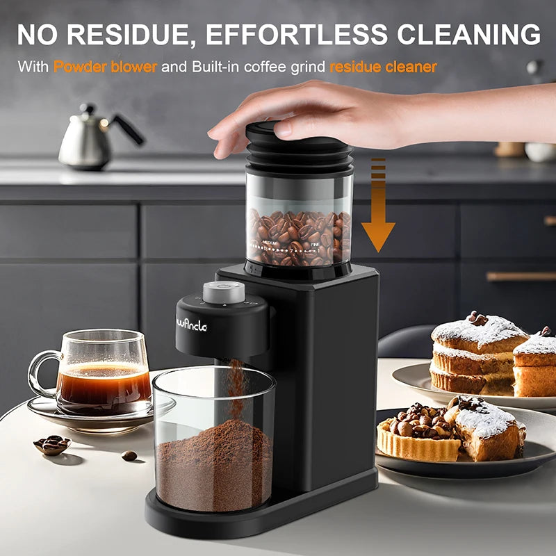 AromaGrind Smart Coffee Grinder – Adjustable Electric Mill for Espresso & French Press