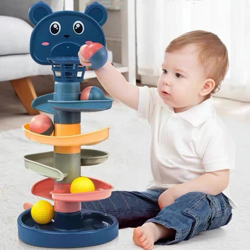 TwistyTracks Educational Ball Tower β Early Learning Toy for Babies