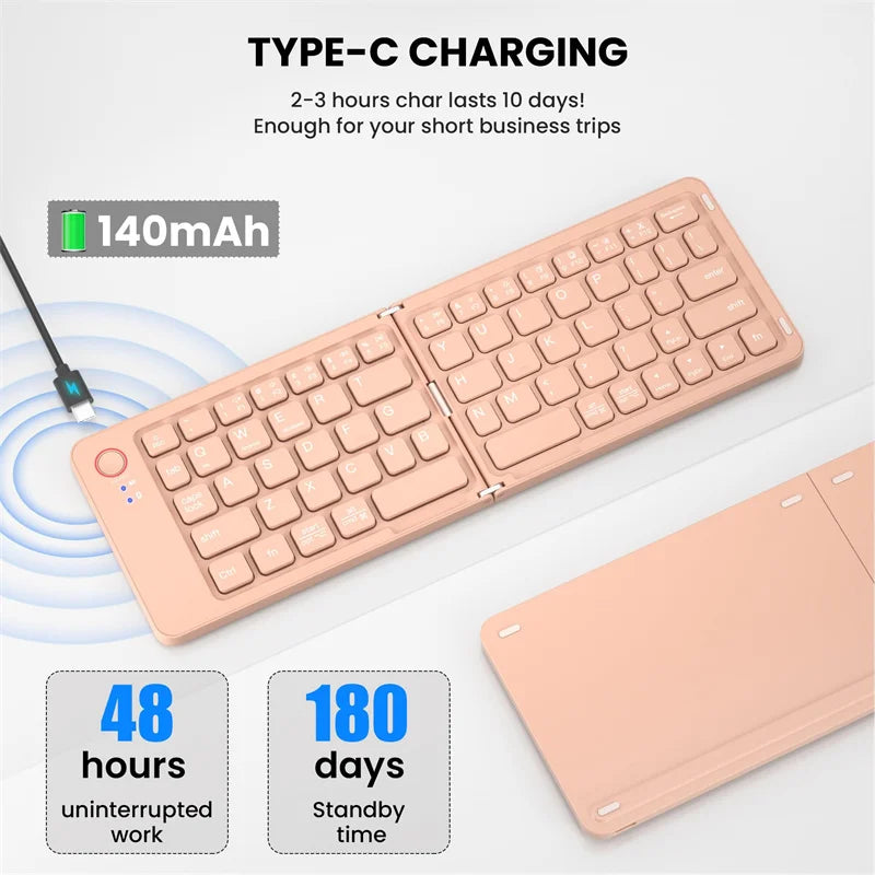 KeyFold Wireless Travel Keyboard
