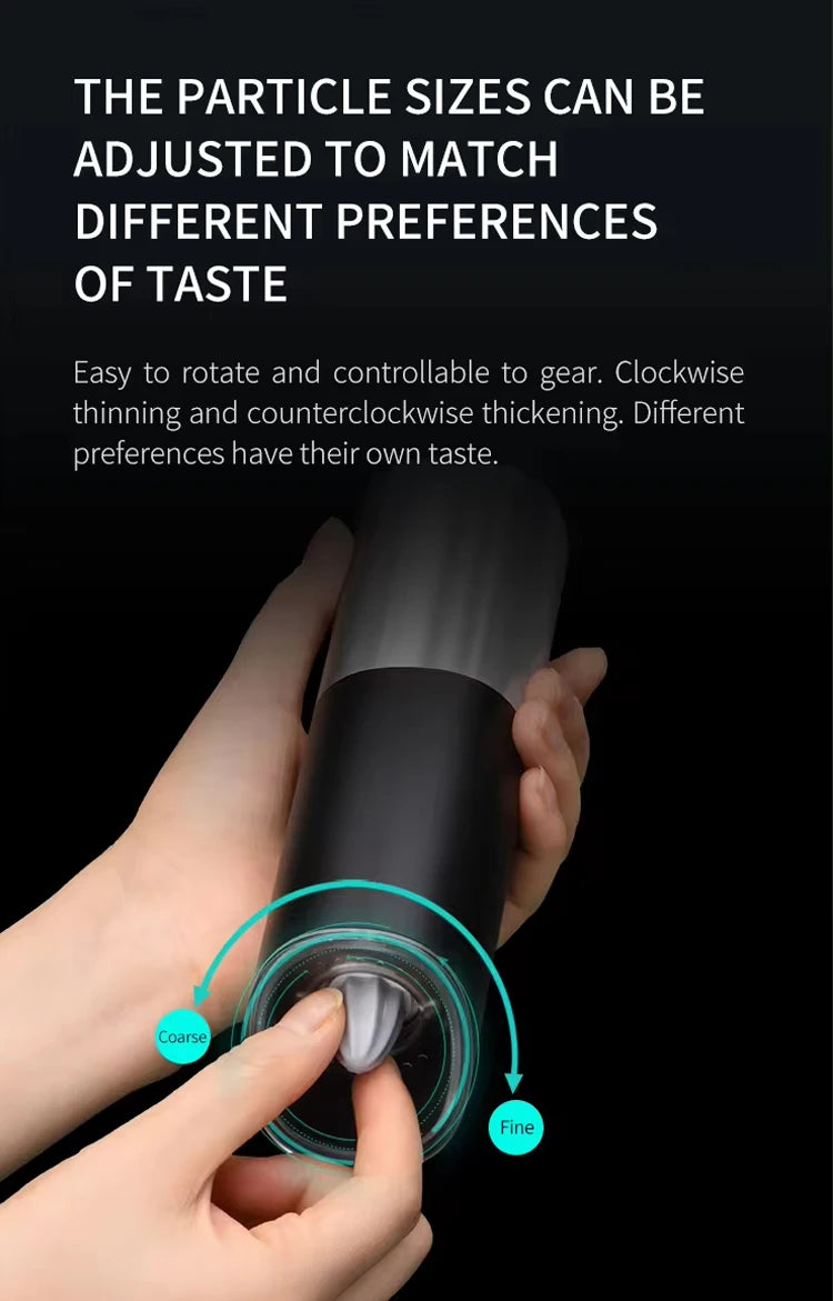 BrightSpice Duo – LED Electric Salt & Pepper Mills for Modern Kitchens