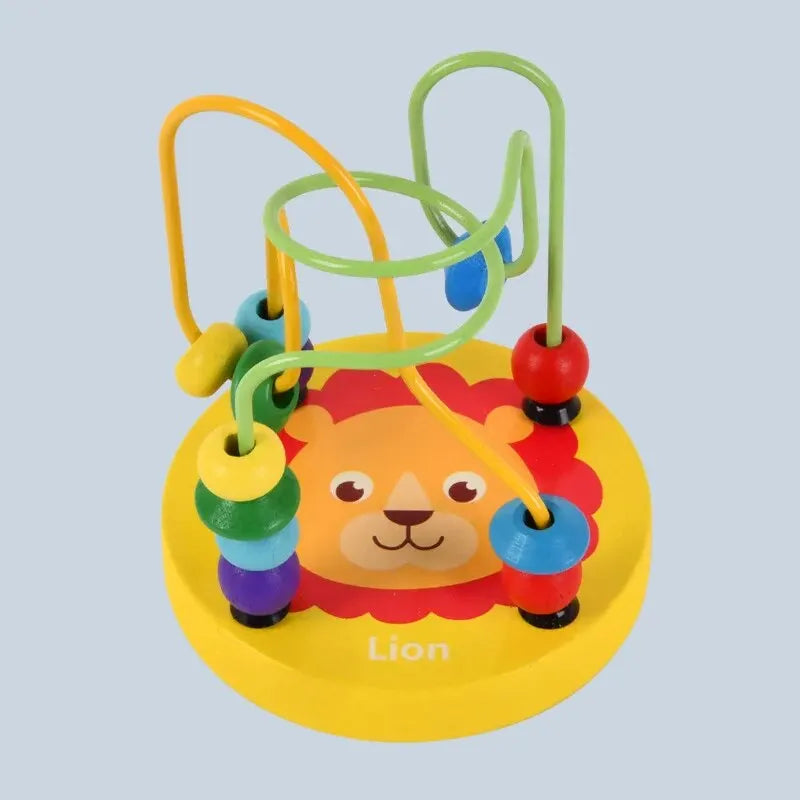 TinyMinds Learning Maze – Educational Wooden Bead Toy for Toddlers