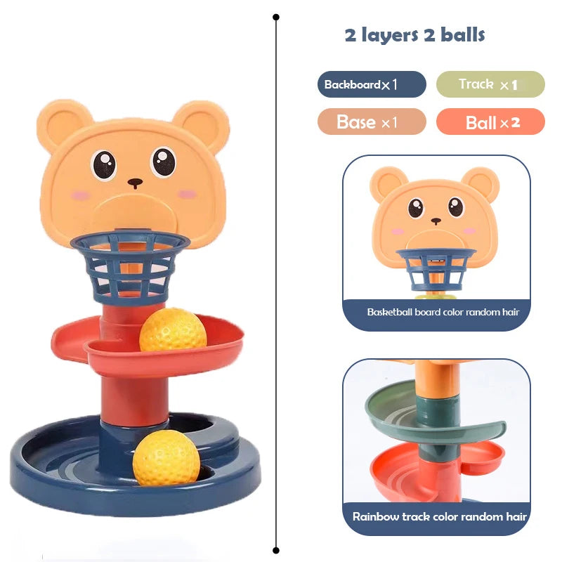 TwistyTracks Educational Ball Tower β Early Learning Toy for Babies