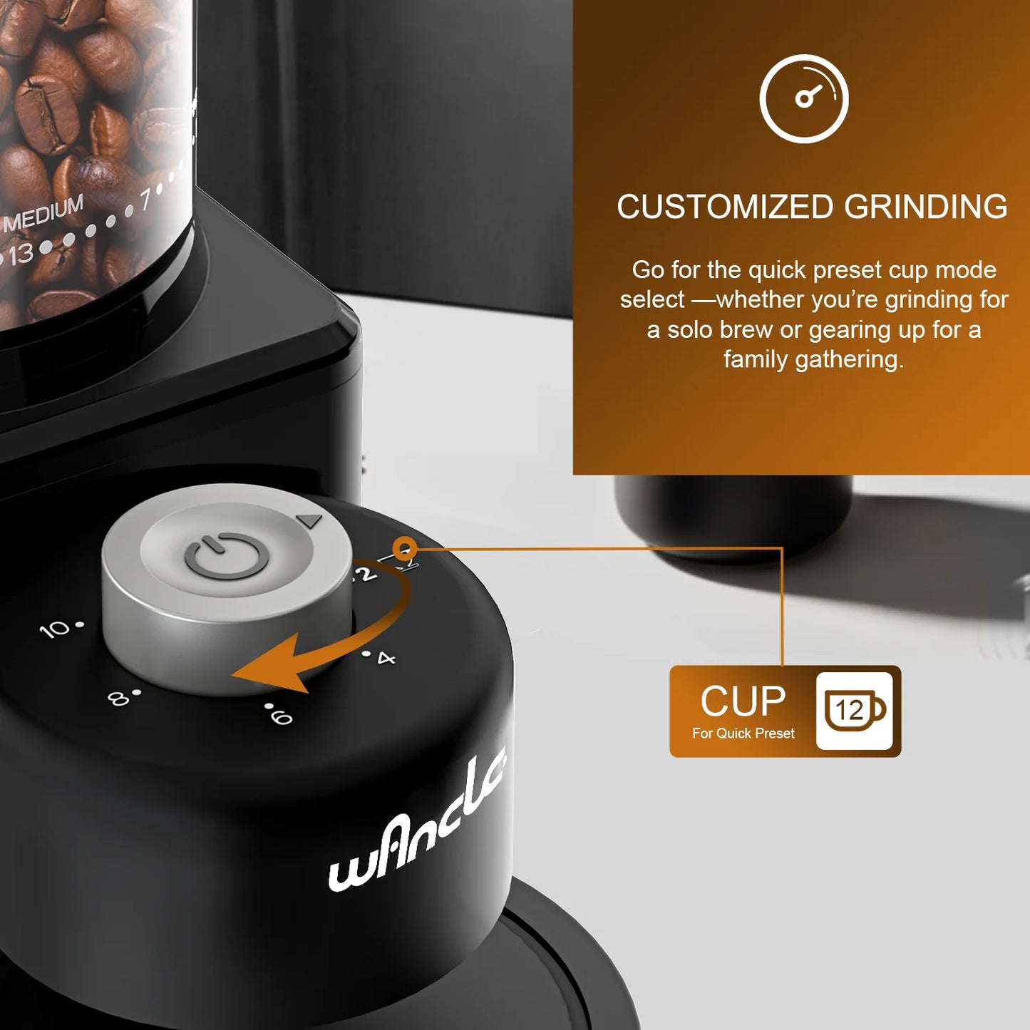 AromaGrind Smart Coffee Grinder – Adjustable Electric Mill for Espresso & French Press