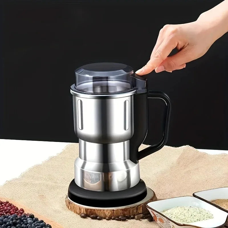 GrindEase Multipurpose Electric Grinder – Coffee & Spice Stainless Steel Mill