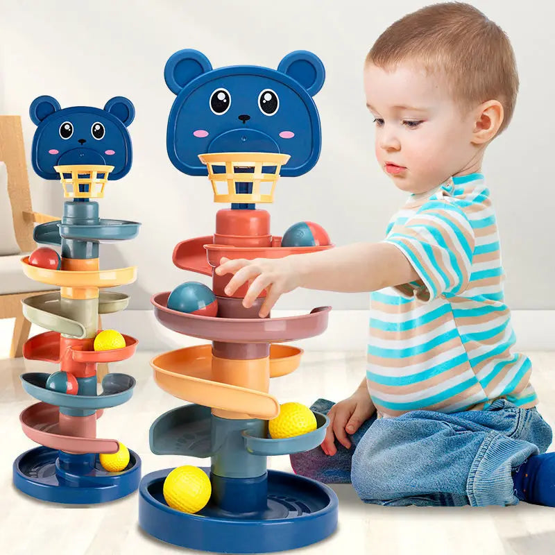 TwistyTracks Educational Ball Tower β Early Learning Toy for Babies