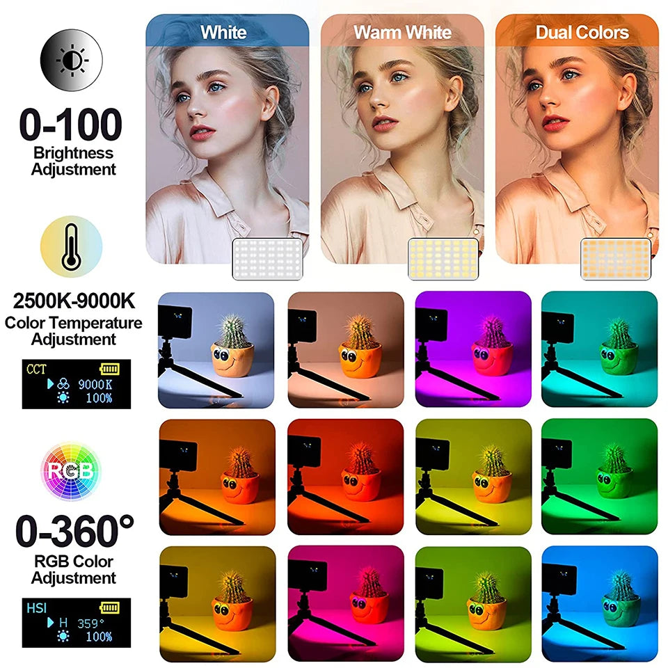 VividGlow Camera LED Panel