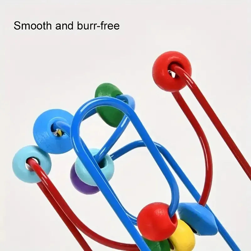TinyMinds Learning Maze – Educational Wooden Bead Toy for Toddlers