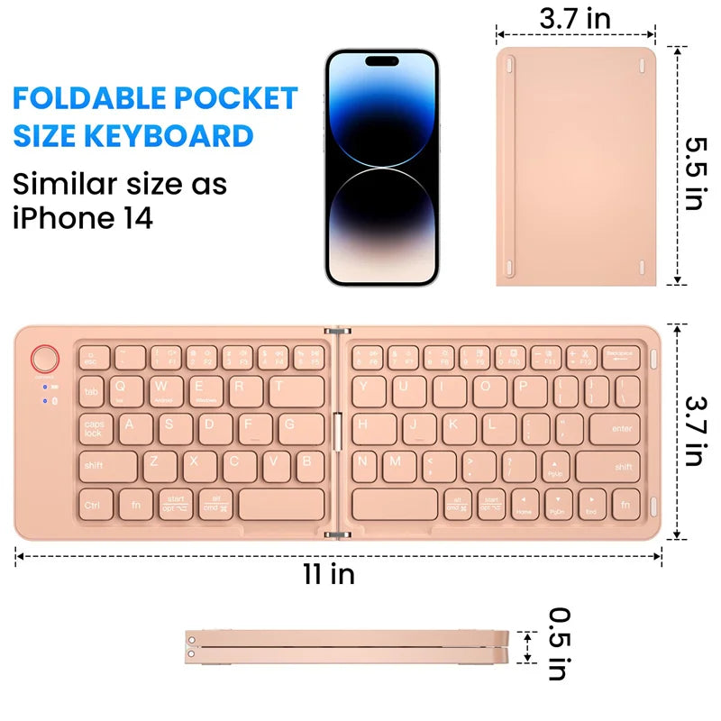 KeyFold Wireless Travel Keyboard