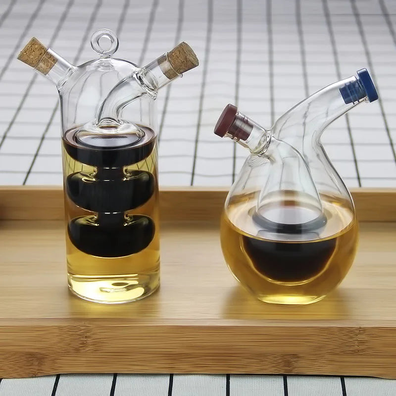 DuoServe Glass Condiment Bottle