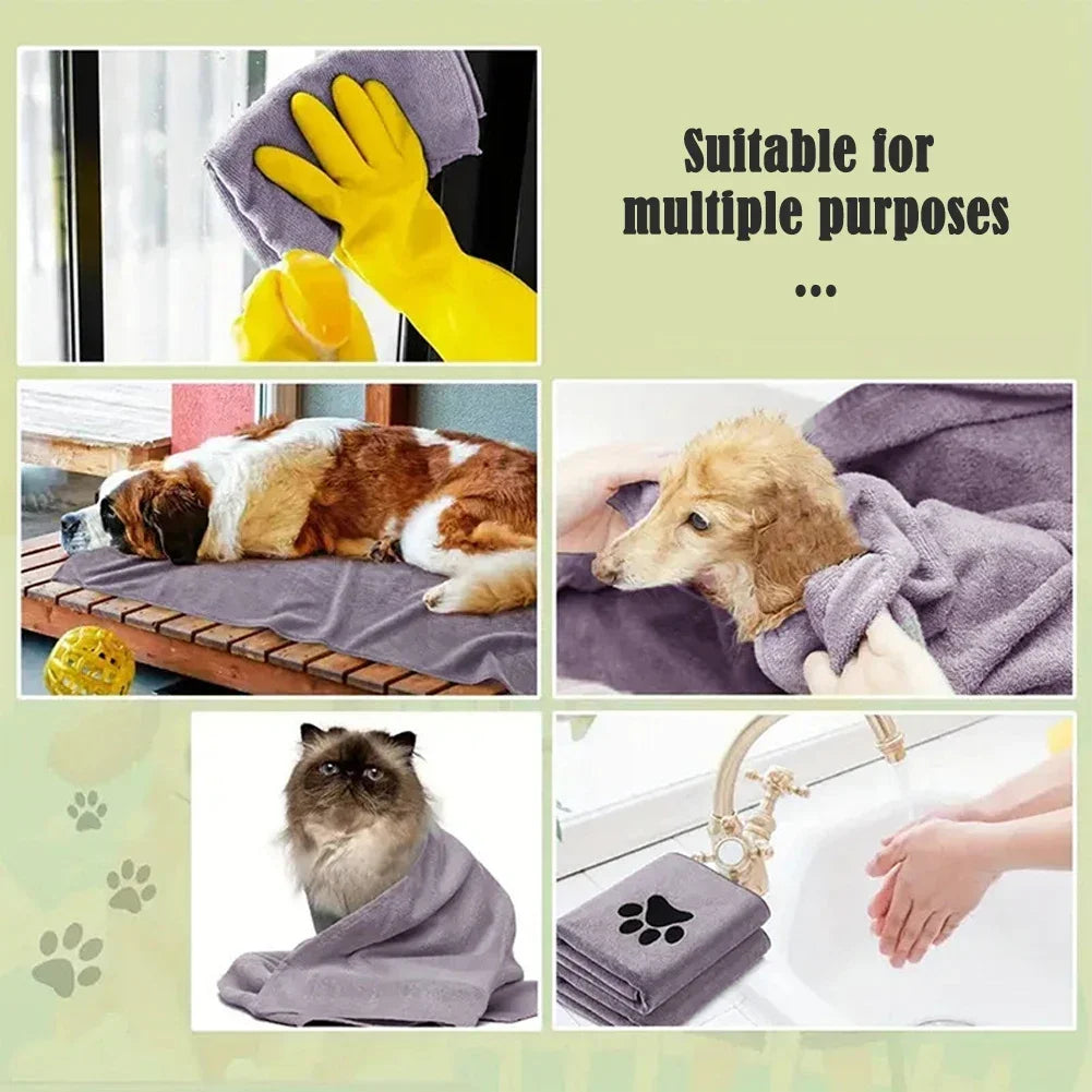 PawLuxe Embroidered Pet Towel