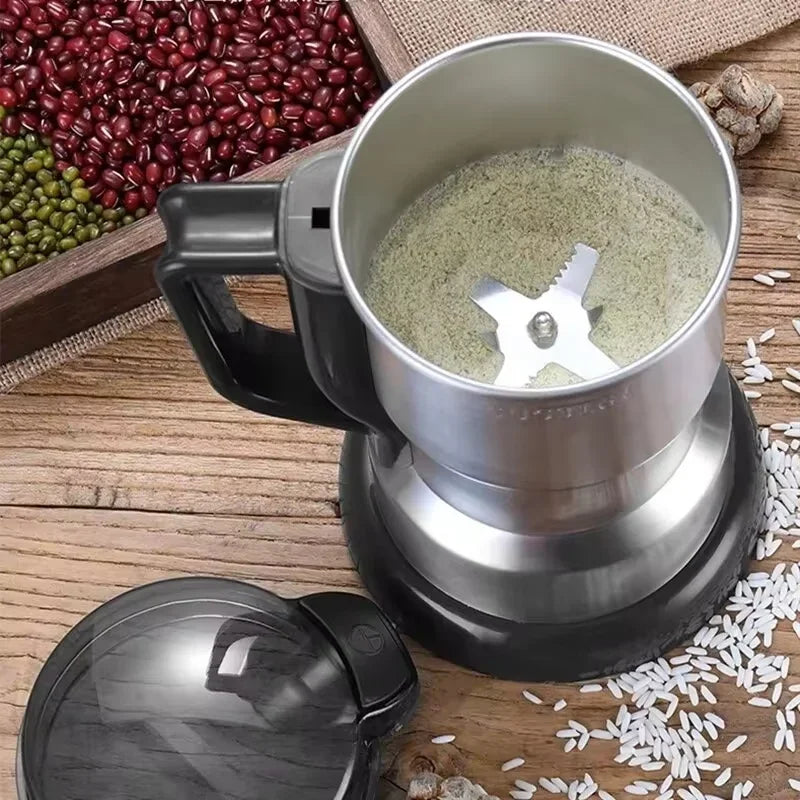 GrindEase Multipurpose Electric Grinder – Coffee & Spice Stainless Steel Mill