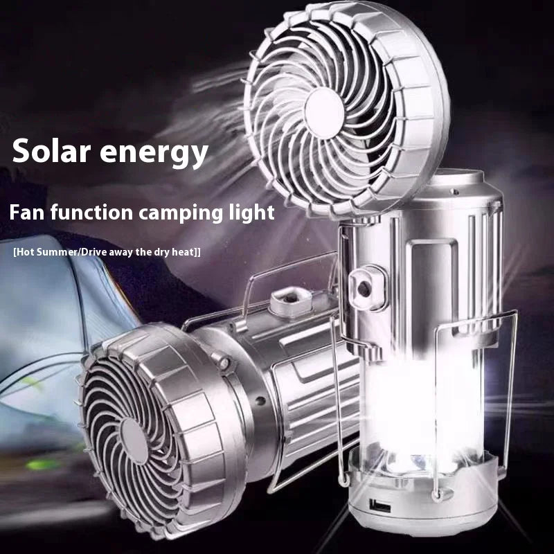 CampMate Solar Fan Lantern