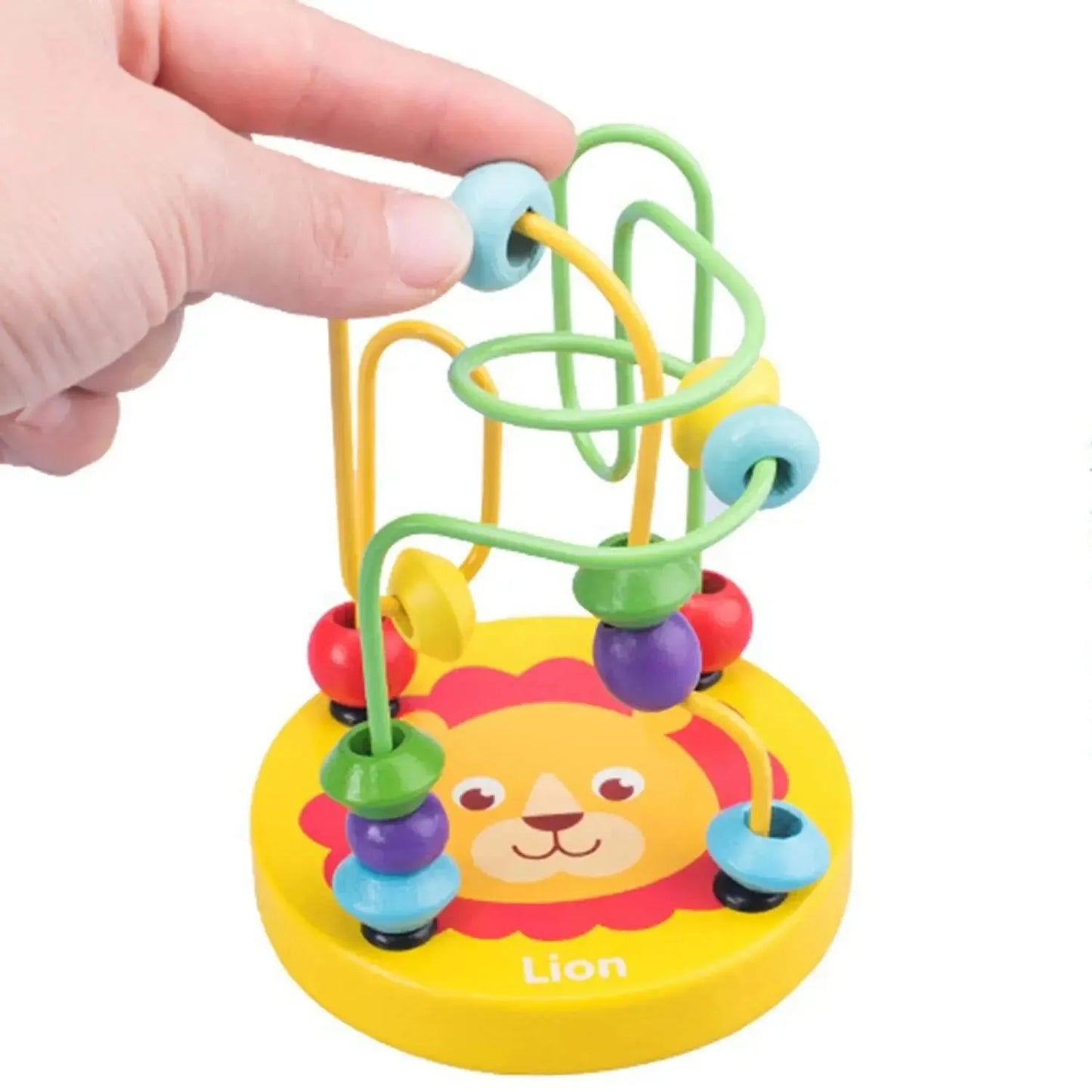 TinyMinds Learning Maze – Educational Wooden Bead Toy for Toddlers
