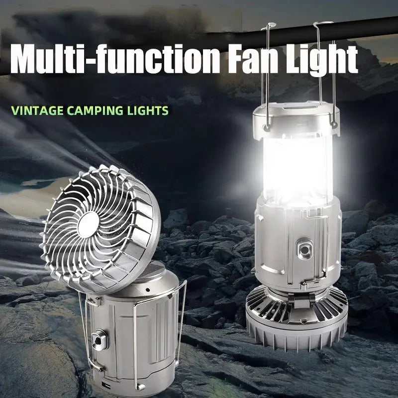 CampMate Solar Fan Lantern