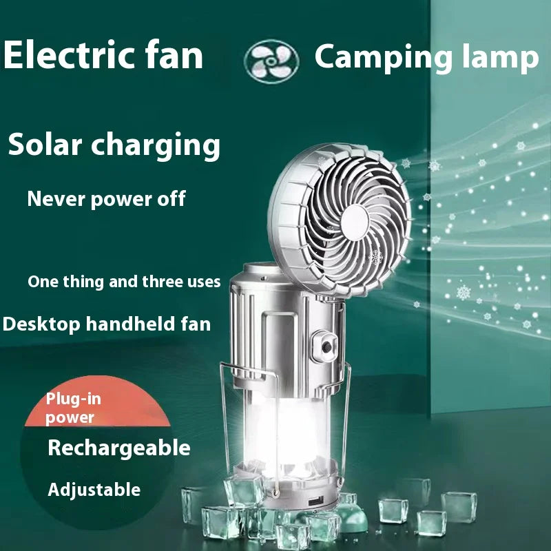 CampMate Solar Fan Lantern
