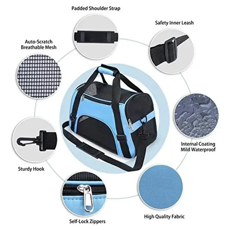 PawVoyage Foldable Pet Travel Bag