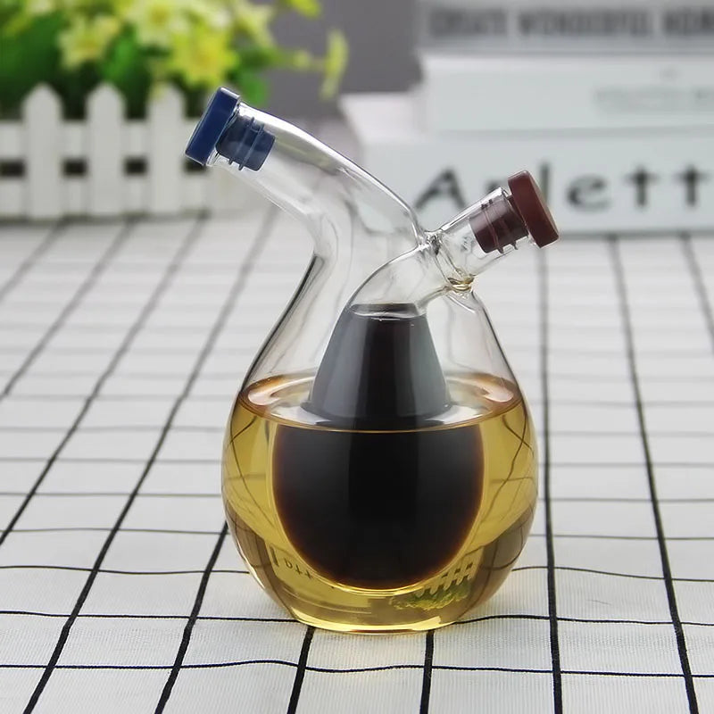 DuoServe Glass Condiment Bottle