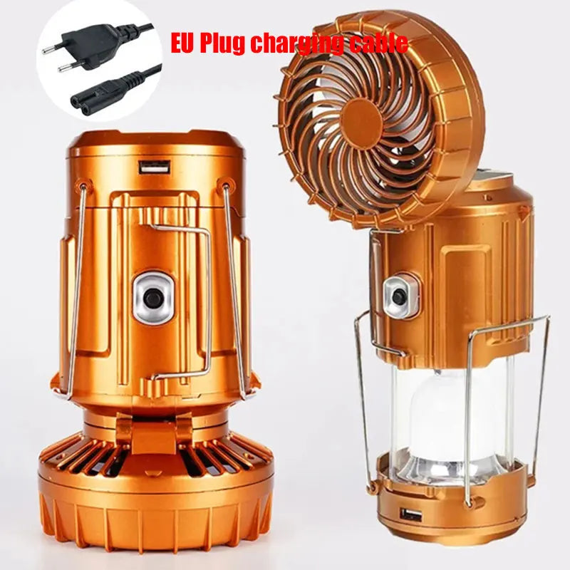 CampMate Solar Fan Lantern