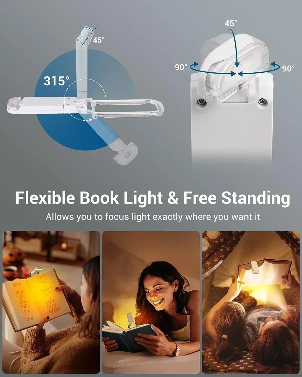 NightEase LED Book Light