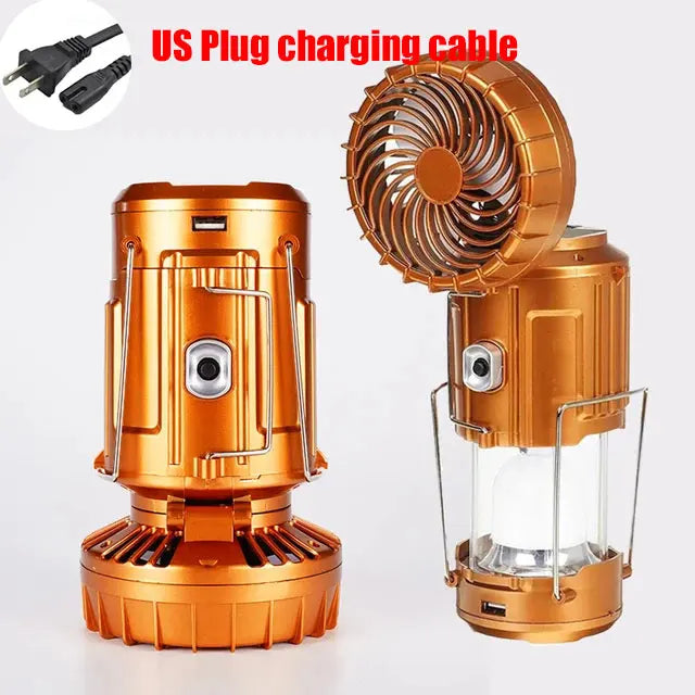 CampMate Solar Fan Lantern