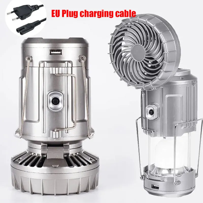 CampMate Solar Fan Lantern
