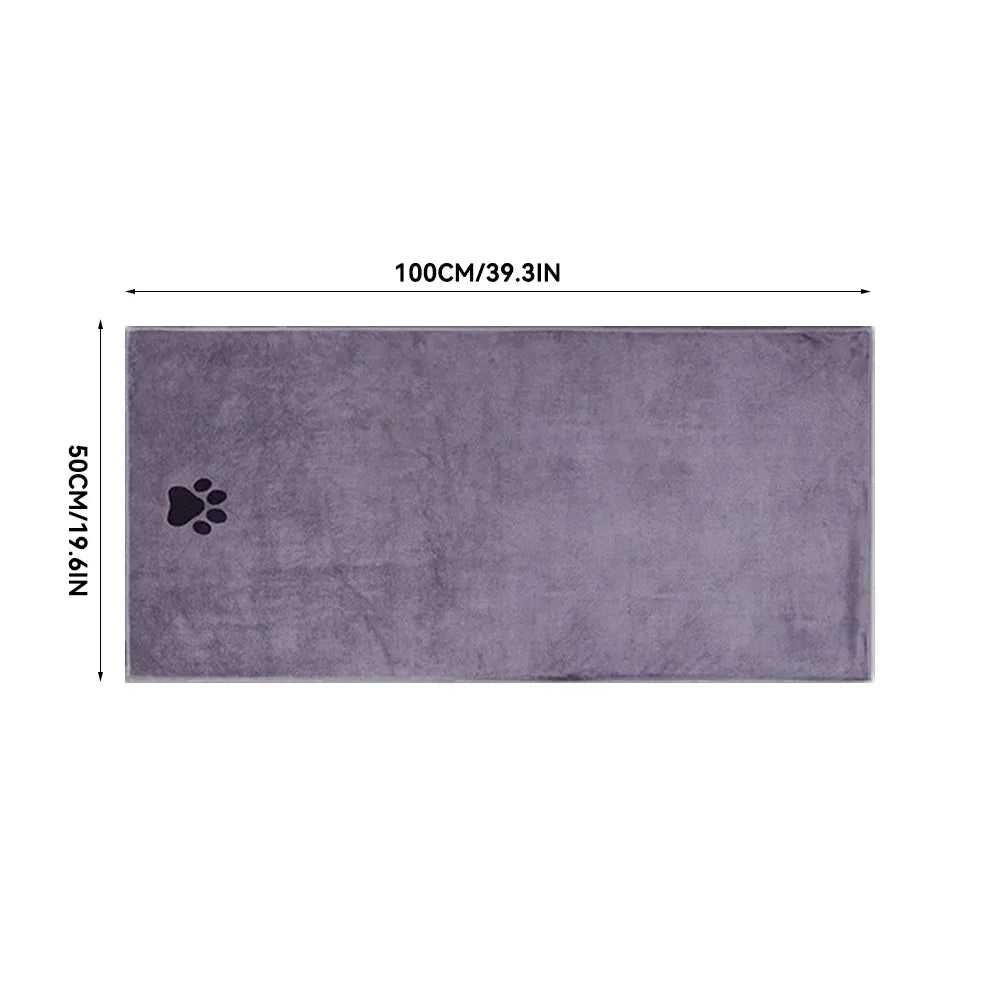 PawLuxe Embroidered Pet Towel