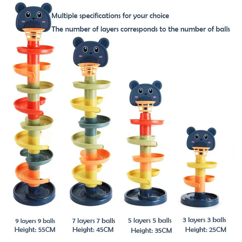 TwistyTracks Educational Ball Tower β Early Learning Toy for Babies