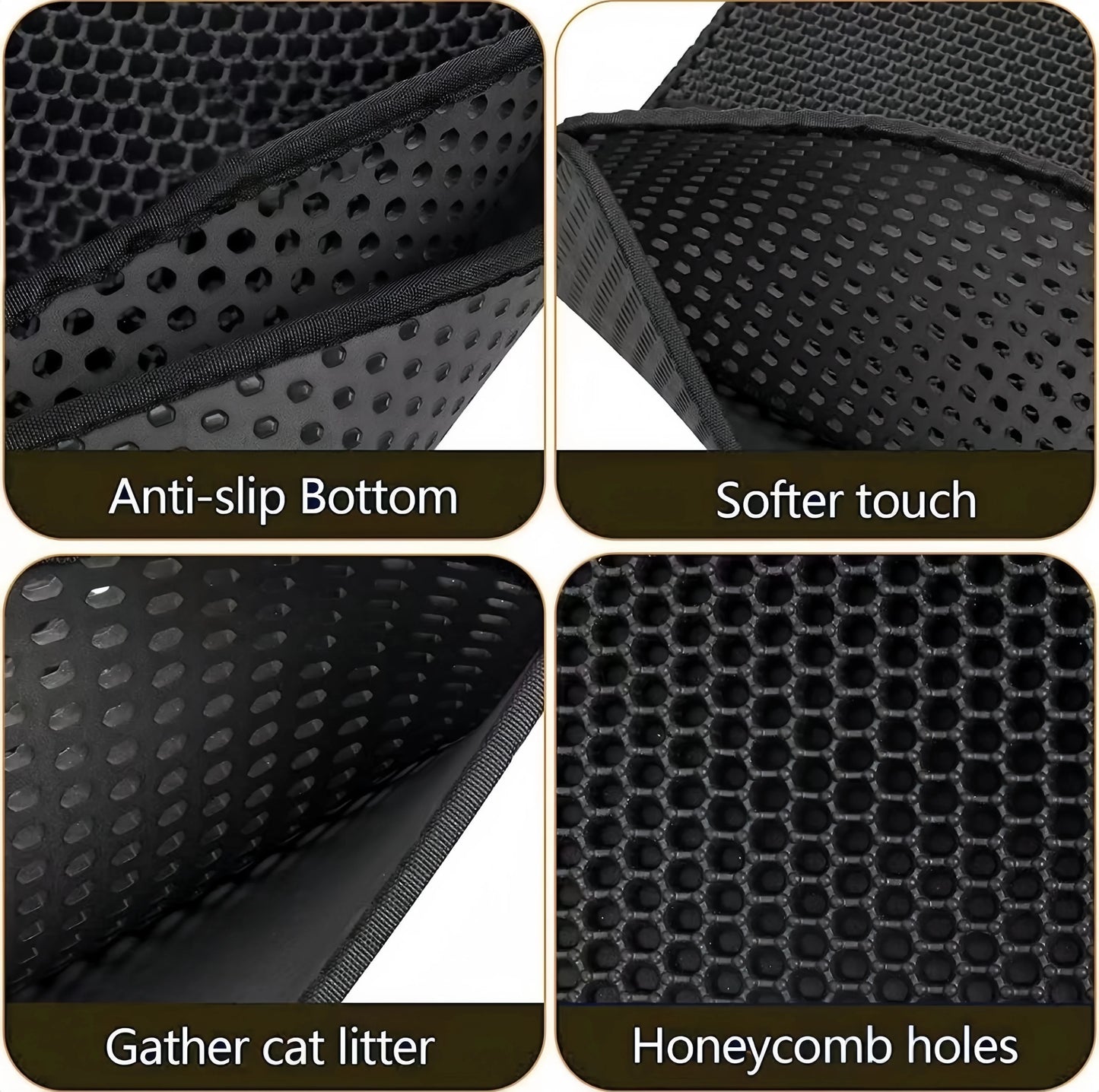 PawMate Double Layer Cat Litter Mat