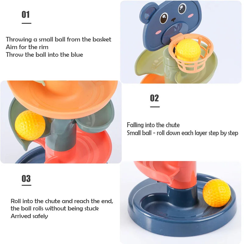 TwistyTracks Educational Ball Tower β Early Learning Toy for Babies