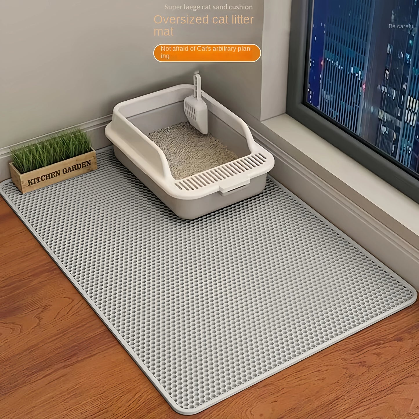 PawMate Double Layer Cat Litter Mat