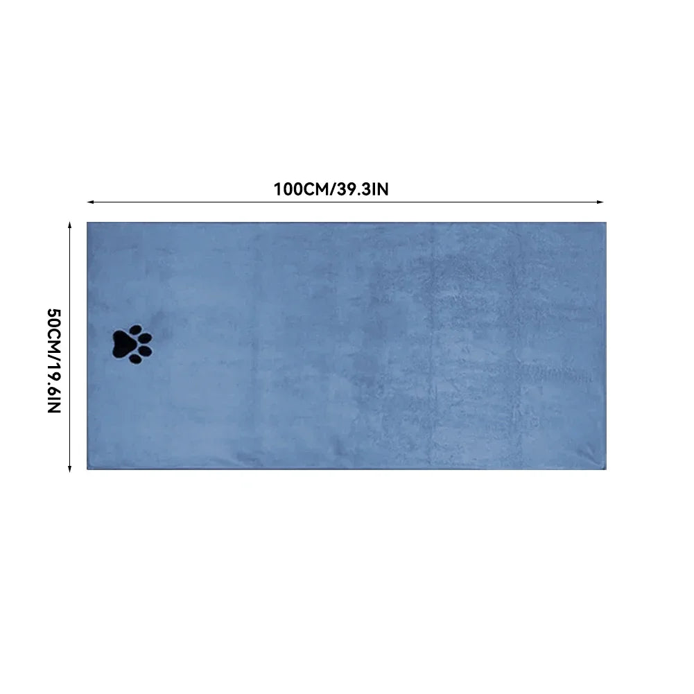PawLuxe Embroidered Pet Towel