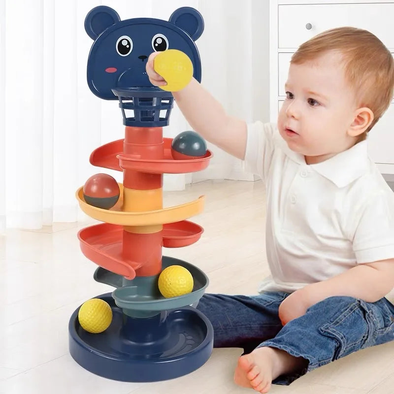 TwistyTracks Educational Ball Tower β Early Learning Toy for Babies
