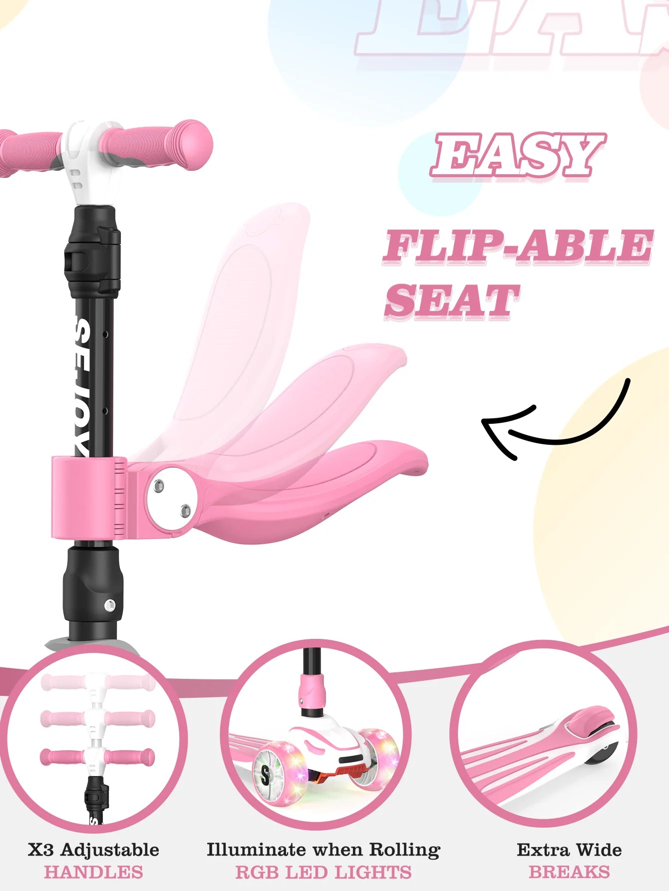 GlowRide Kids Scooter