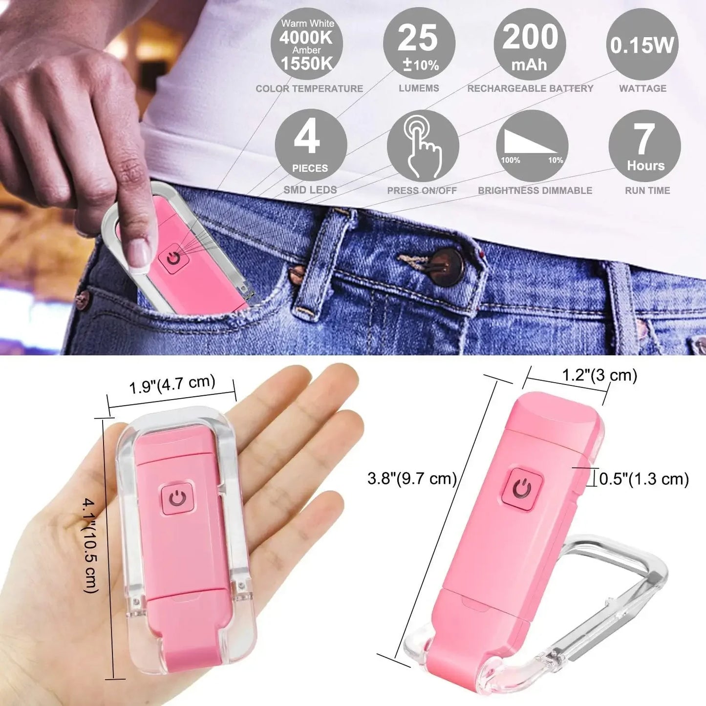 NightEase LED Book Light