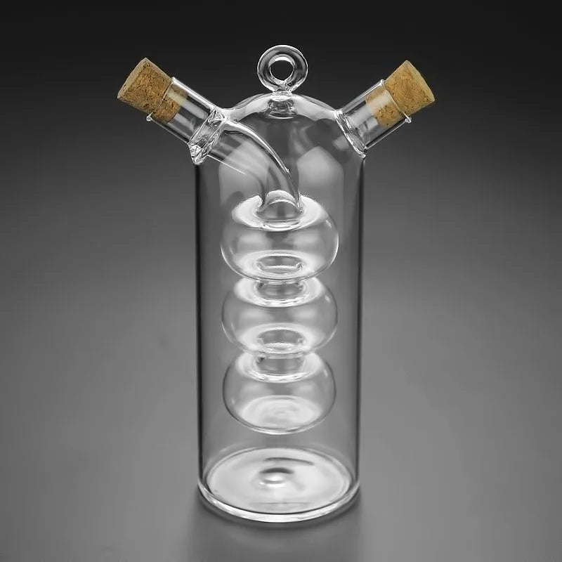 DuoServe Glass Condiment Bottle