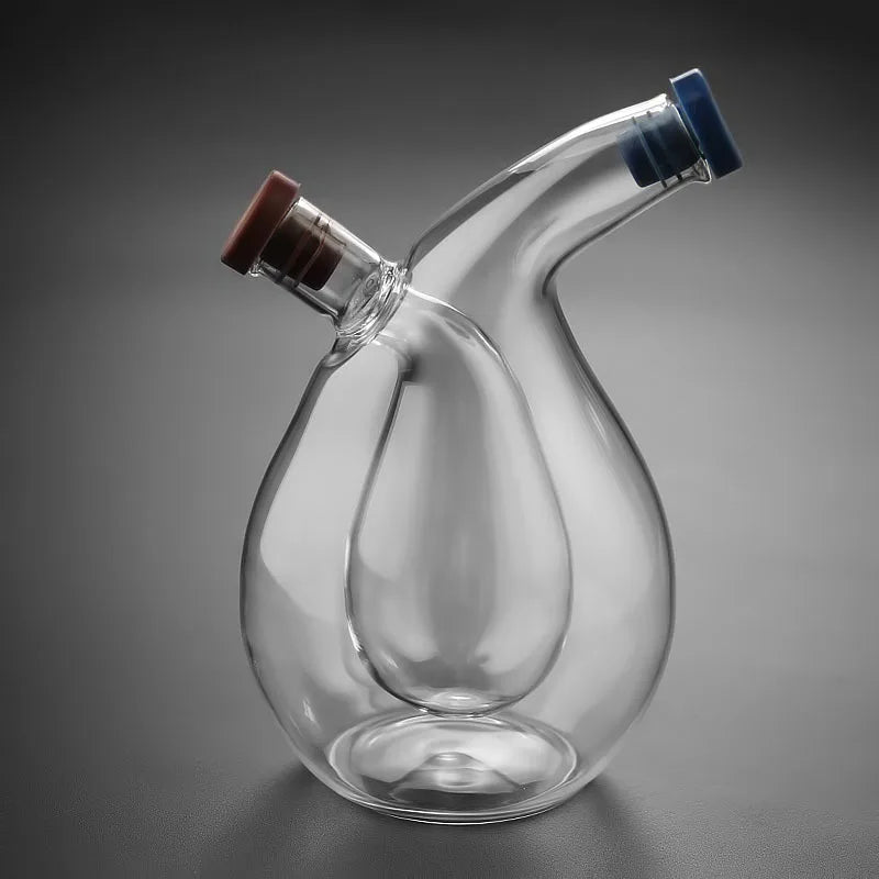 DuoServe Glass Condiment Bottle