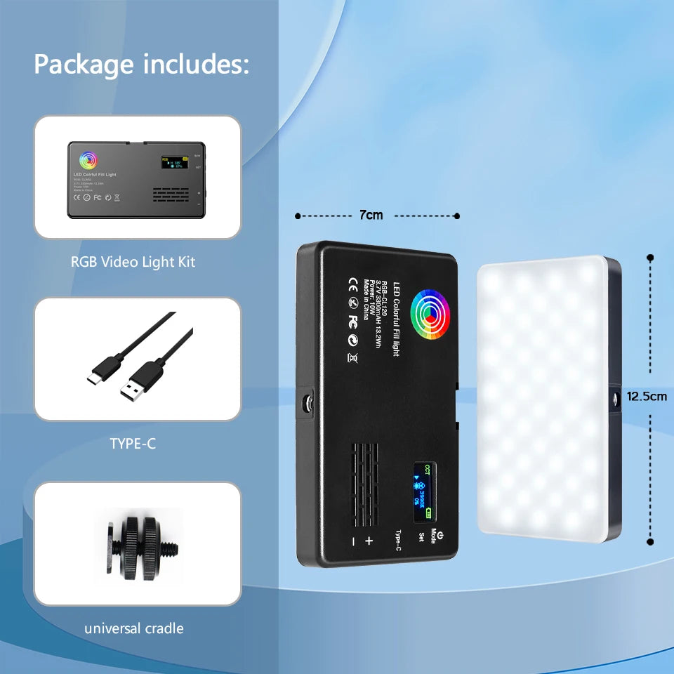 VividGlow Camera LED Panel