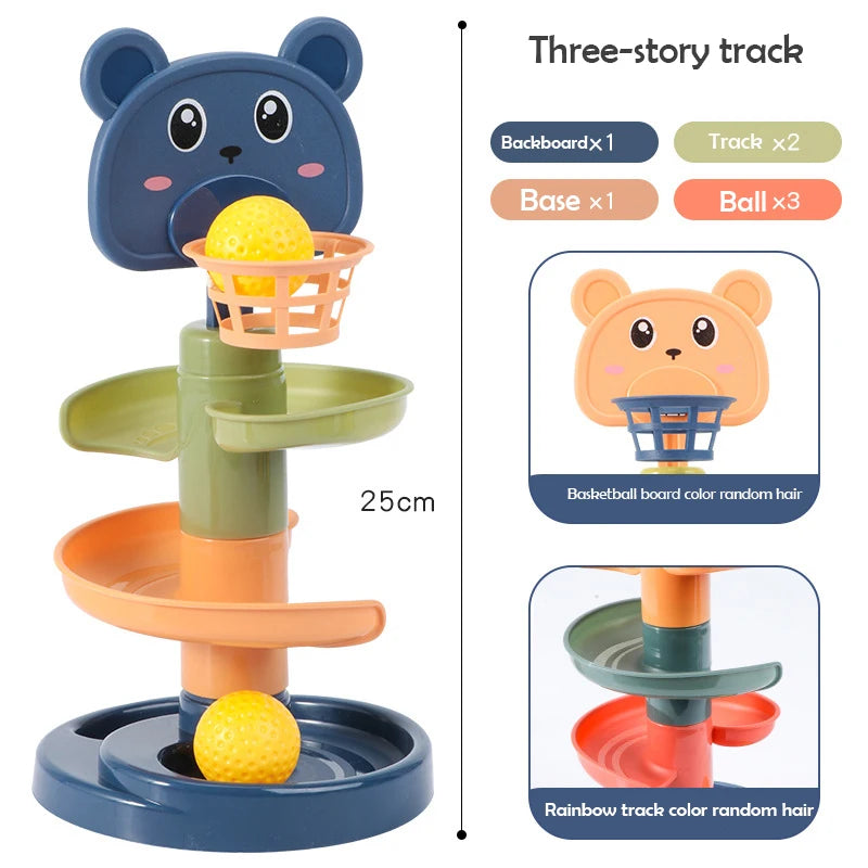 TwistyTracks Educational Ball Tower β Early Learning Toy for Babies
