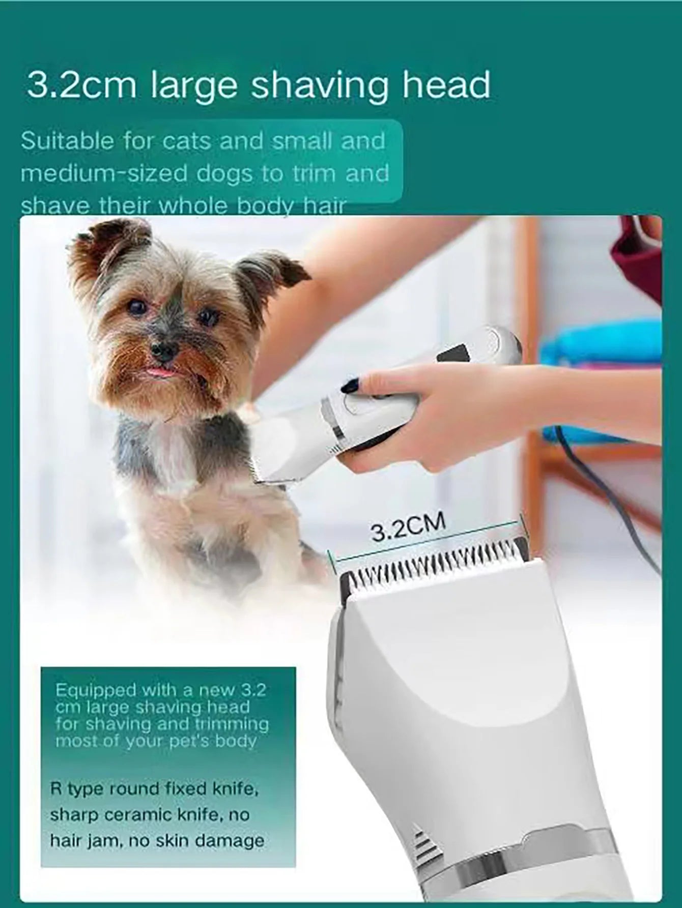 PawTrim Pro Electric Pet Clipper β Silent Rechargeable Grooming Tool