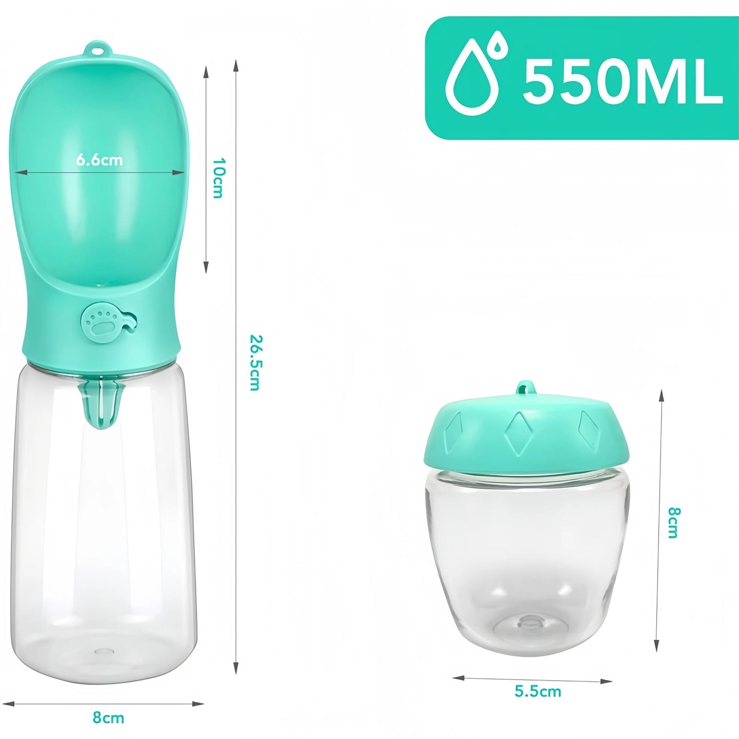 AquaBite Pet Water & Food Dispenser