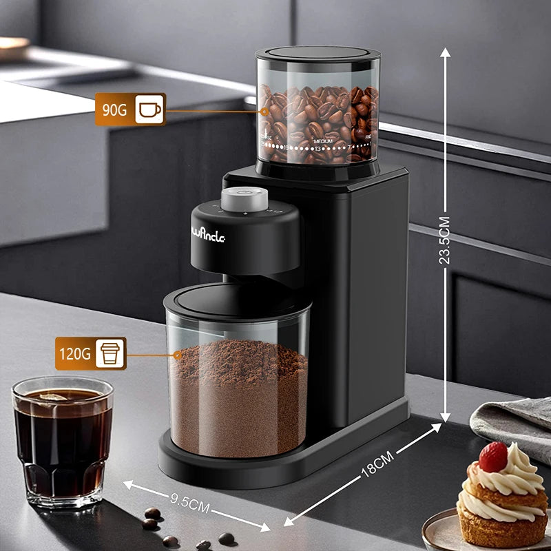 AromaGrind Smart Coffee Grinder – Adjustable Electric Mill for Espresso & French Press