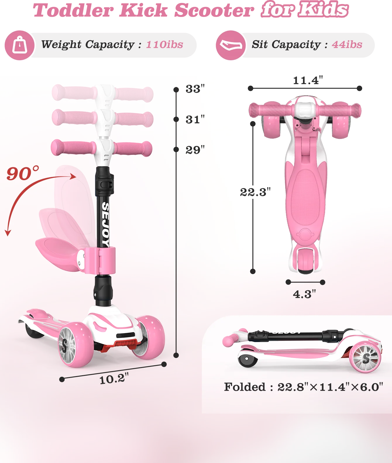 GlowRide Kids Scooter