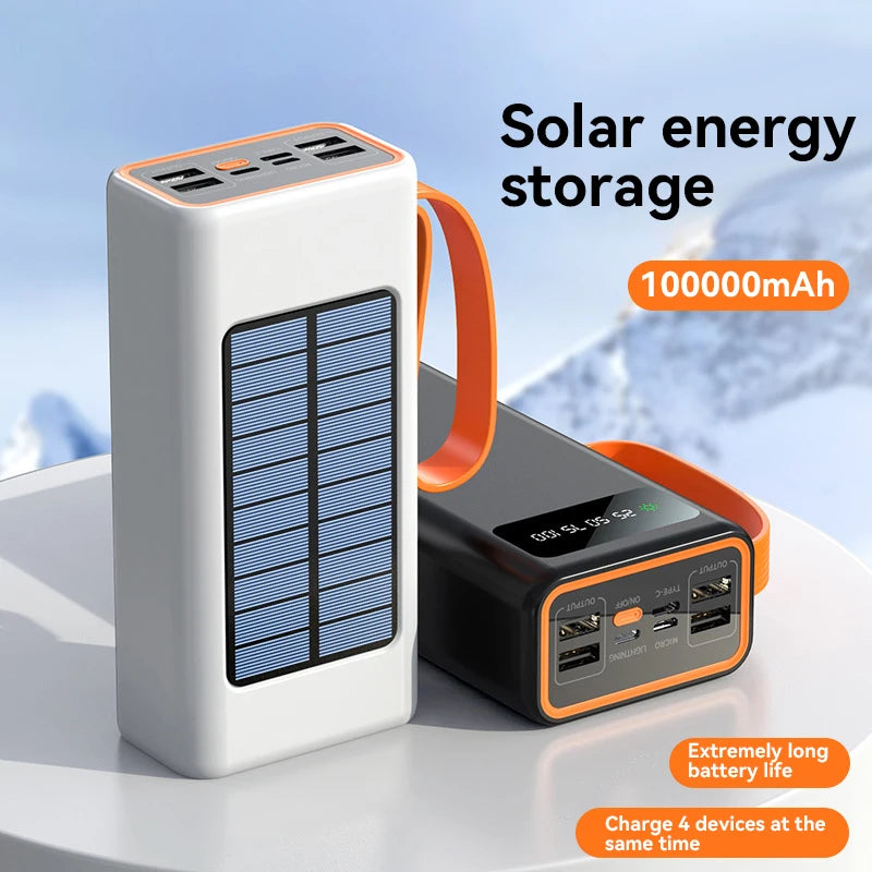 MegaVolt 500000mAh Solar Power Bank