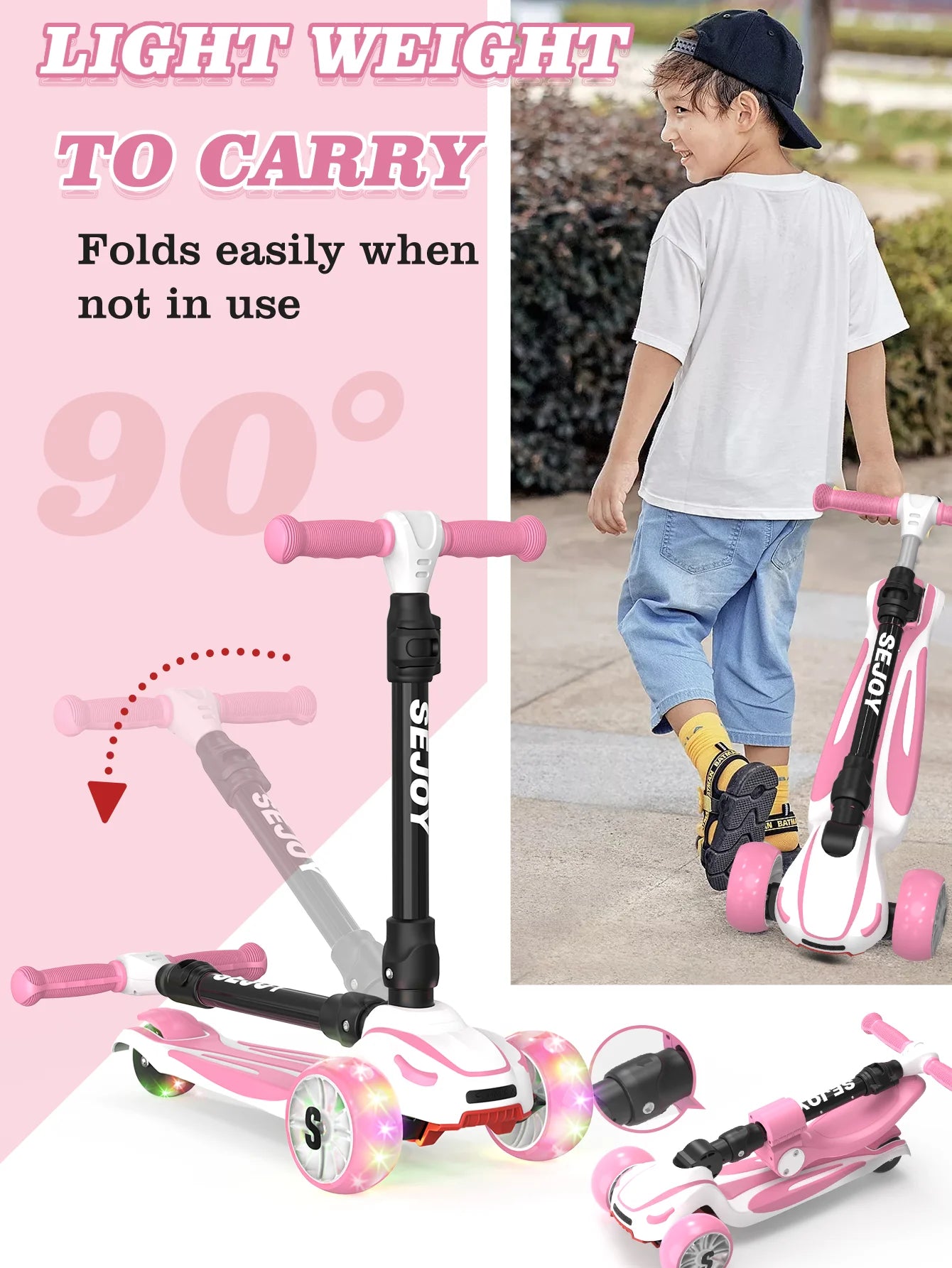 GlowRide Kids Scooter
