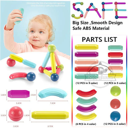 MagnaMind™ Montessori Magnet Blocks Toy